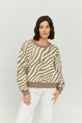 Narina Pullover Marrone Donna | Mazine