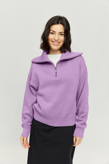 Inha Zip Troyer Lilac Pink Women | Mazine