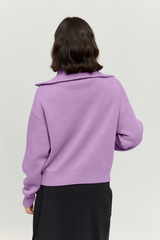 Inha Zip Pullover Parka Donna Lilla | Mazine