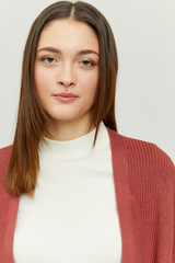 Sanni Cardigan Mahogany Women | Mazine