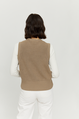 Binnu Bodywarmer Mushroom Women | Mazine