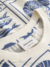 T-shirt Stockholm Ocean Square  Blue | Dedicated