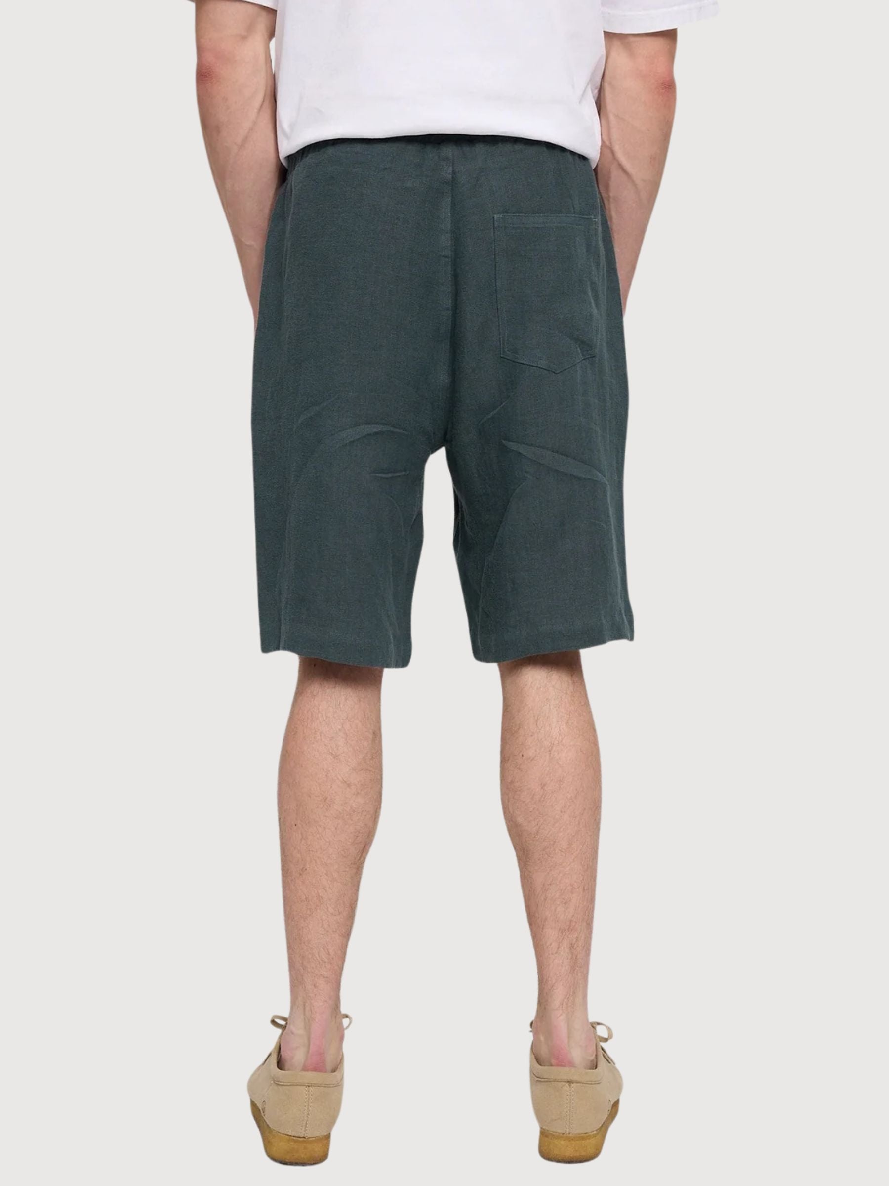 Shorts Linen Pull-On Man Bottle | Mazine