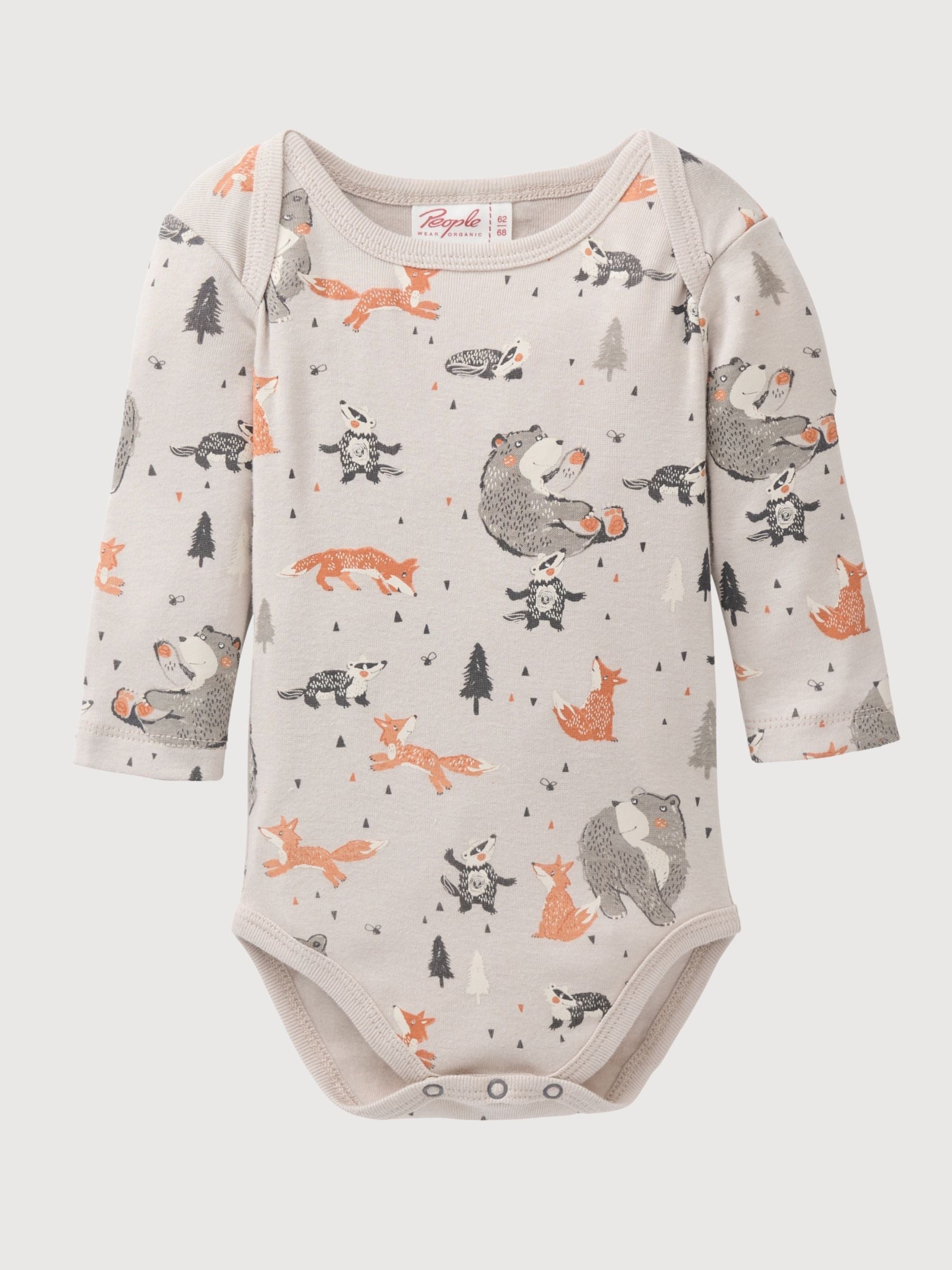 Langarm-Body Multicolor Baby | People Wear Organic