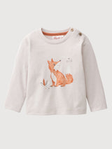 Langarm-shirt bianco bambino | People Wear Organic