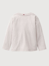 Langarm-shirt bianco bambino | People Wear Organic