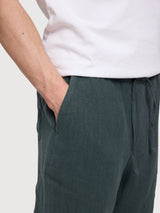 Shorts Linen Pull-On Man Bottle | Mazine