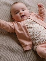 3-set-Babysuit Dusty Pink | Dirkje