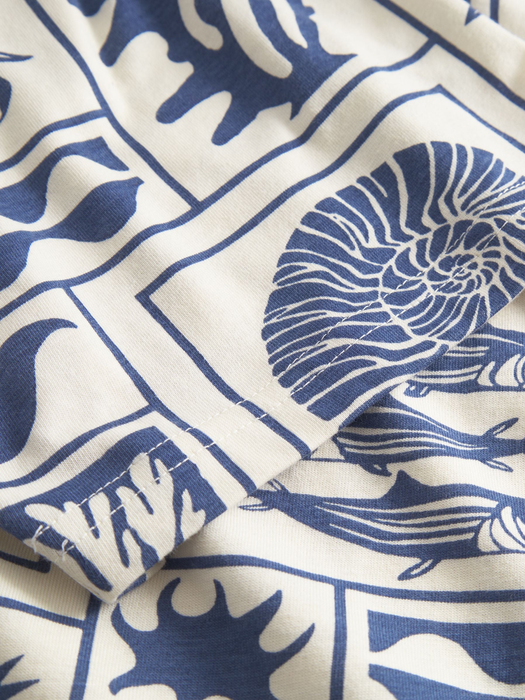 T-shirt Stockholm Ocean Square  Blue | Dedicated