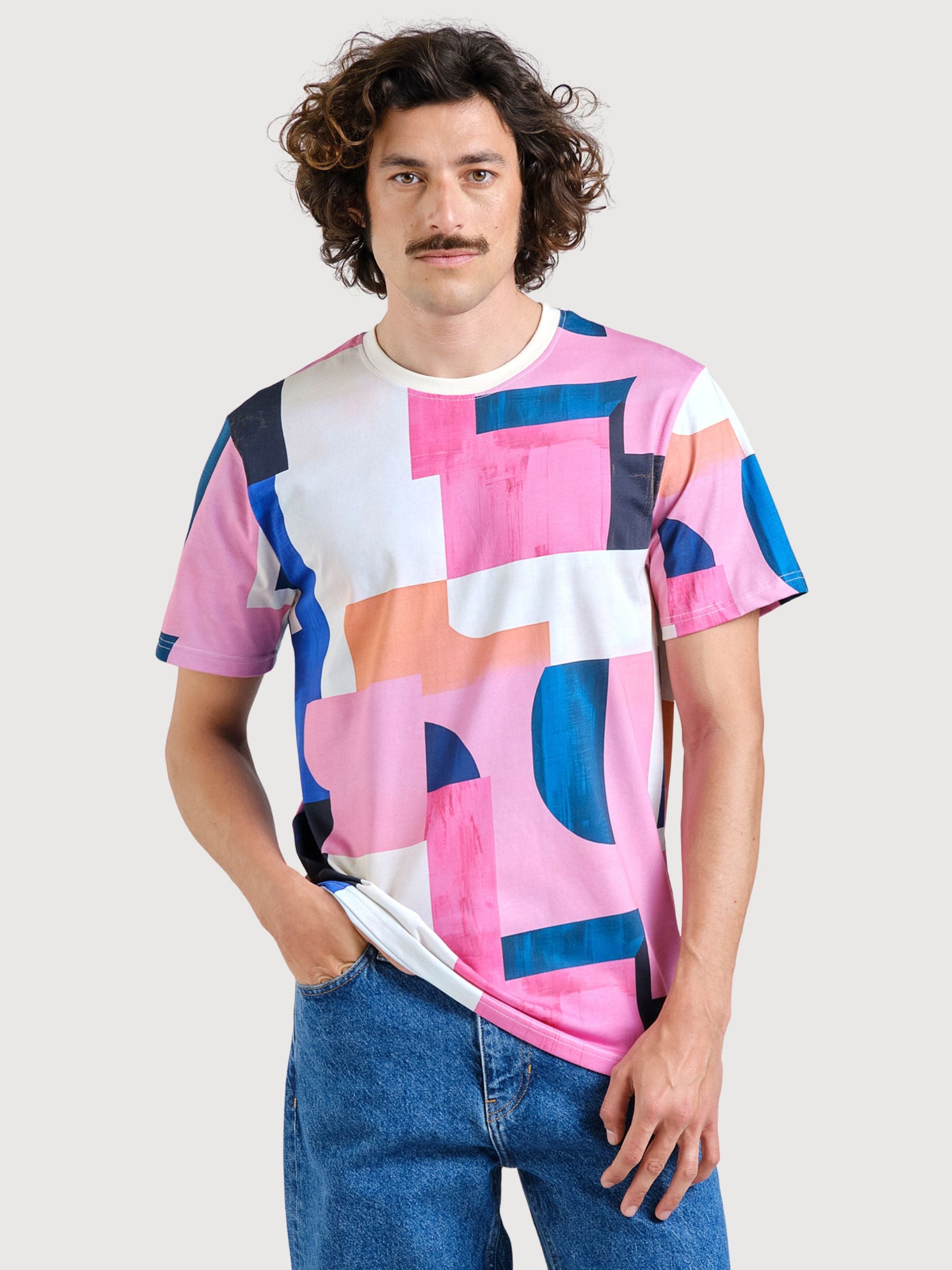 Tshirt Stockholm Abstract Block Man | Dedicated