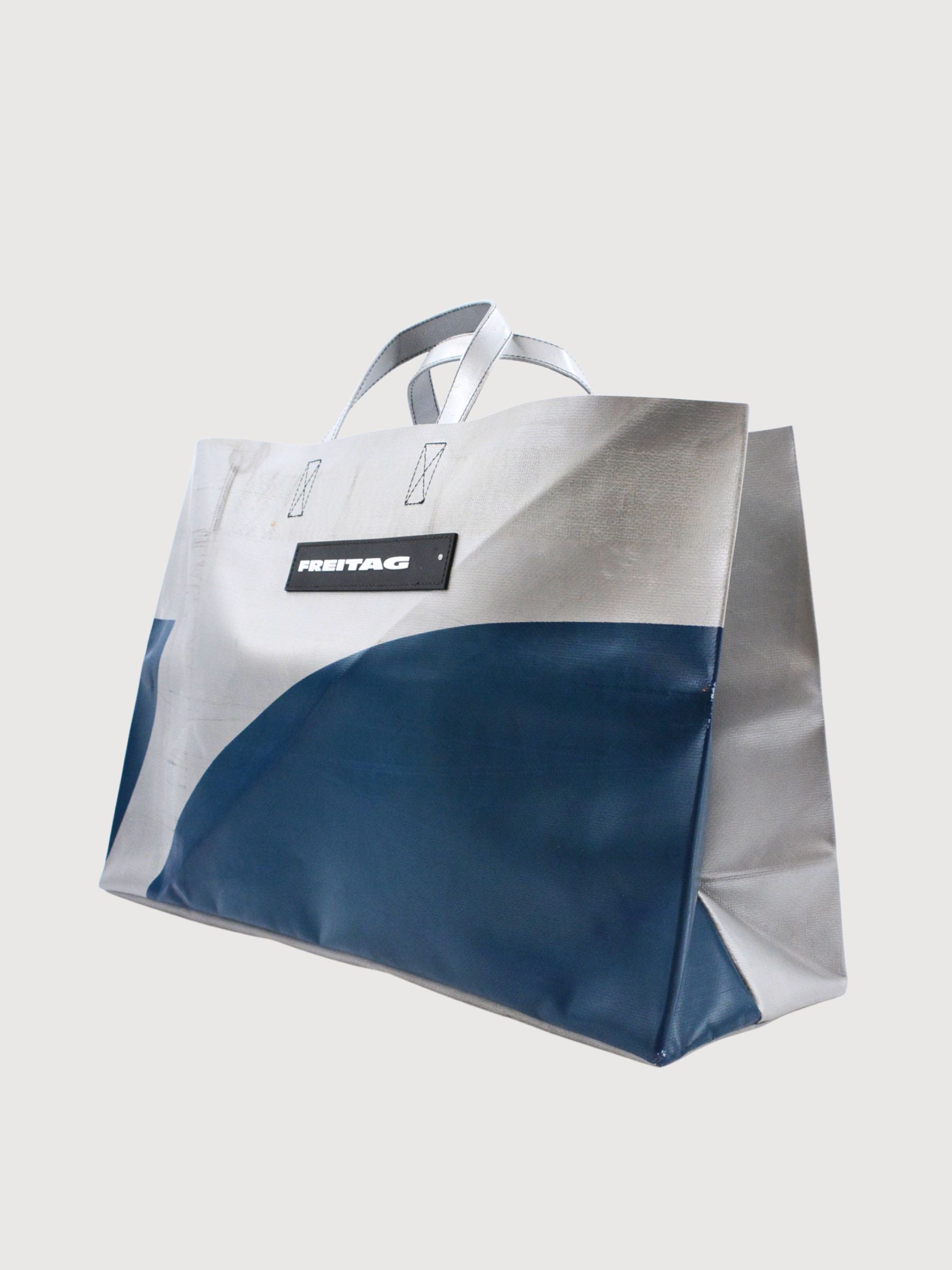 Shopper Miami Wide Silver/Blue | Freitag
