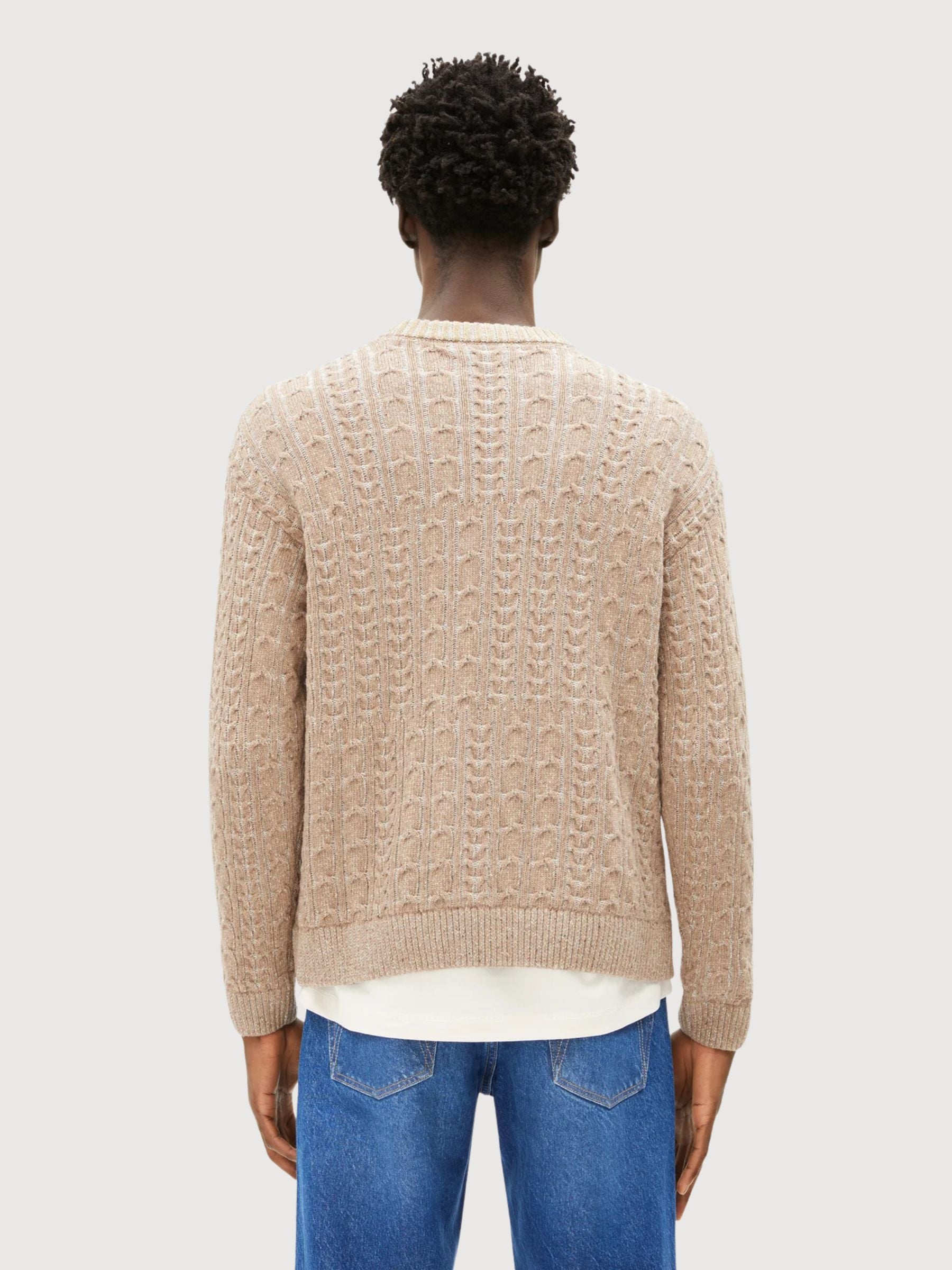 Pullover Daako Beige Uomo | Angeli armeni