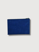 Pouch F07 Chuck Blue and Green Zip In Used Truck Tarps | Freitag