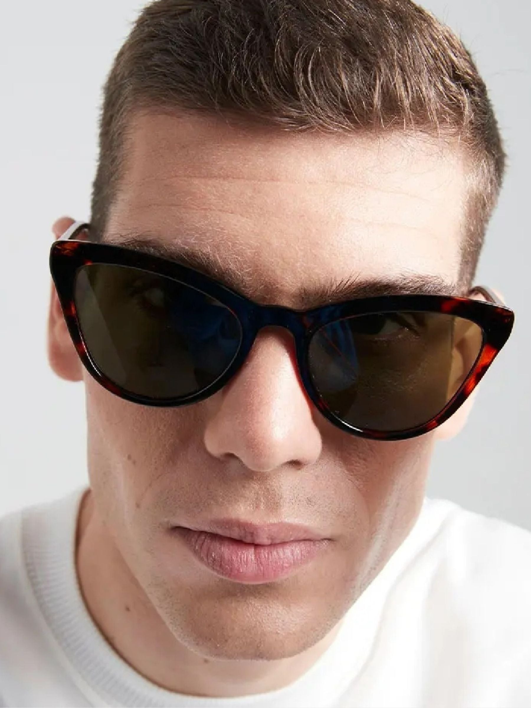 Sunglasses Colina Brown Unisex | Parafina