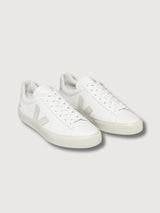 Shoes Campo Extra-White_Natural-Suede In Sustainable Leather | Veja
