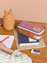 Max Pencil Case Rose Blush Tricolor | HINDBAG