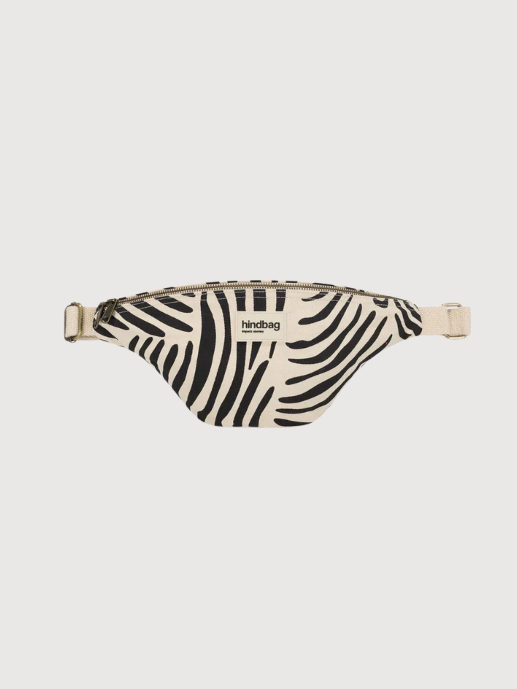 Olivia Sac banane Zebre Ecru | HINDBAG