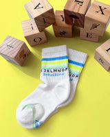 Calze ABC Neon Lemon Bambini | Ooley
