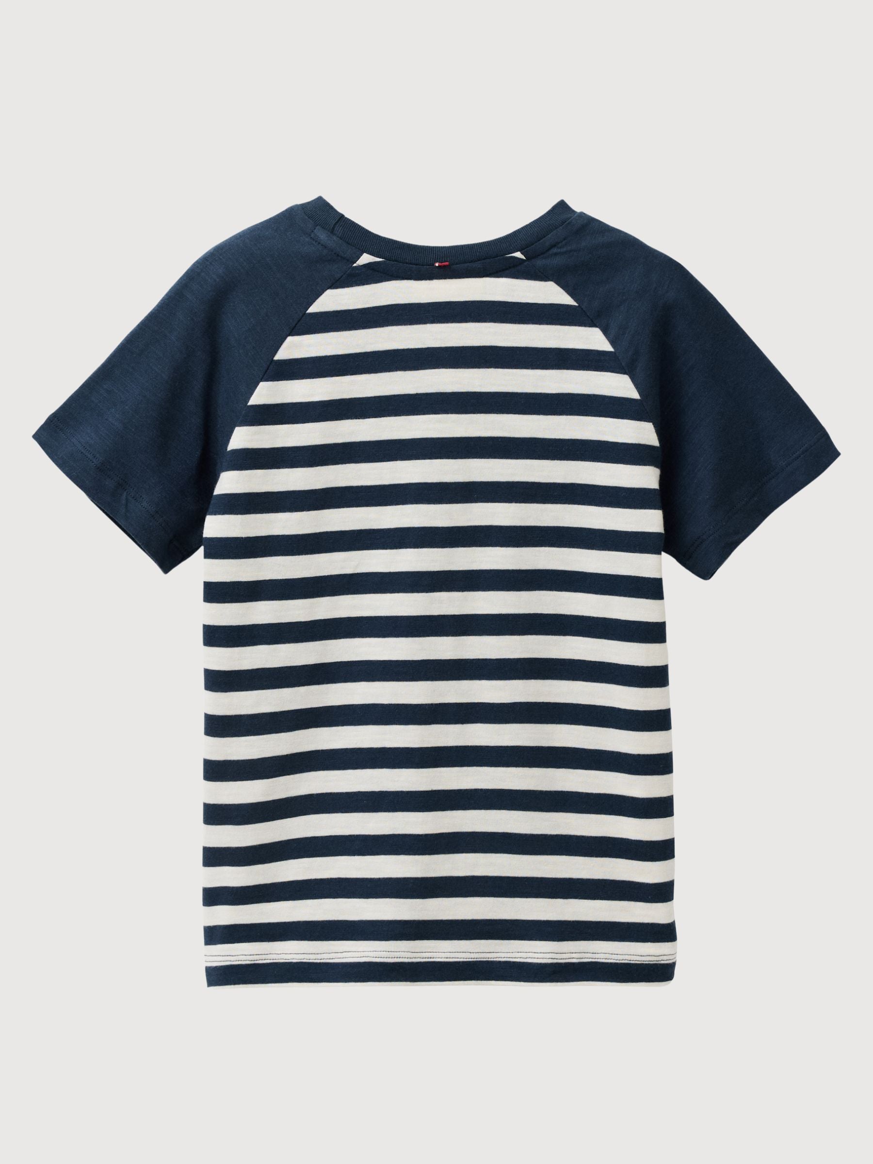 T-shirt Stripes Dark Blue | People Wear Organic