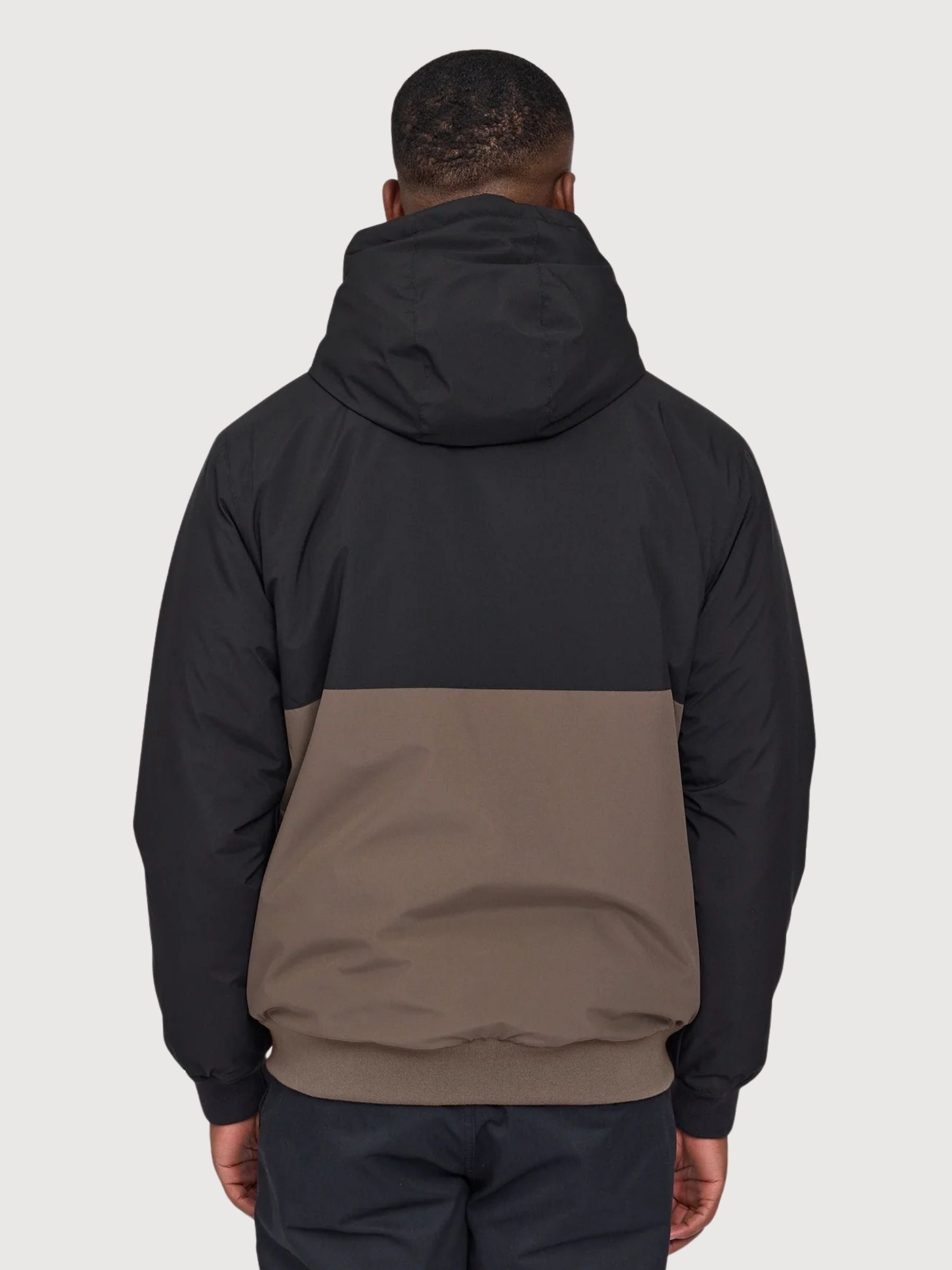 Jacket Padded Black/Brown Man | Mazine