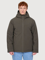 Jacket Padded Dark Brown Man | Mazine
