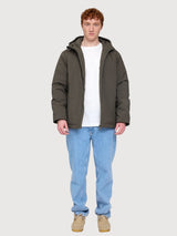 Jacket Padded Dark Brown Man | Mazine