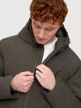 Jacket Padded Dark Brown Man | Mazine