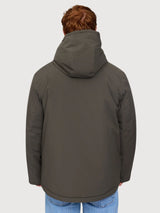 Jacket Padded Dark Brown Man | Mazine