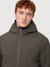 Jacket Padded Dark Brown Man | Mazine