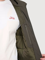 Giacca imbottita marrone scuro uomo | Mazine