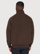 Jacket Vegan Wool Dark Brown Man | Mazine