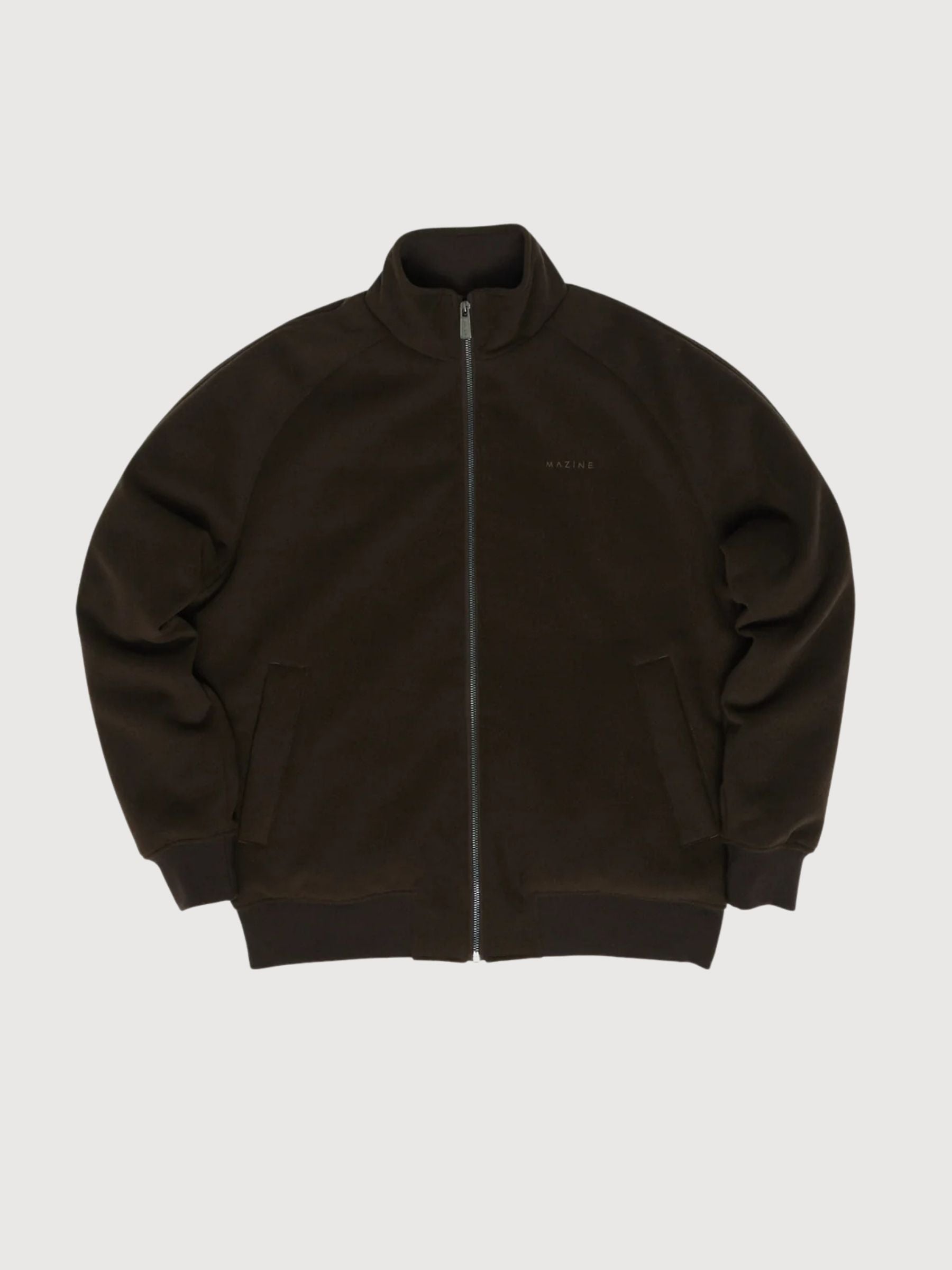 Giacca Vegana Lana Marrone Scuro Uomo | Mazine