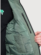 Puffer Jacket Functional Green Man | Mazine