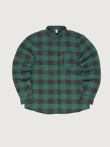 Shirt Checked Flannel Light Grey Man | Mazine