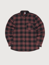 Shirt Checked Flannel Dark Purple Man | Mazine