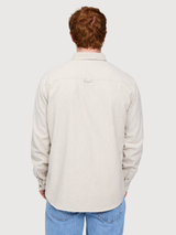 Shirt Melange Flannel Light Grey Man | Mazine