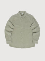 Shirt Pocket Corduroy Grey Man Cotton | Mazine