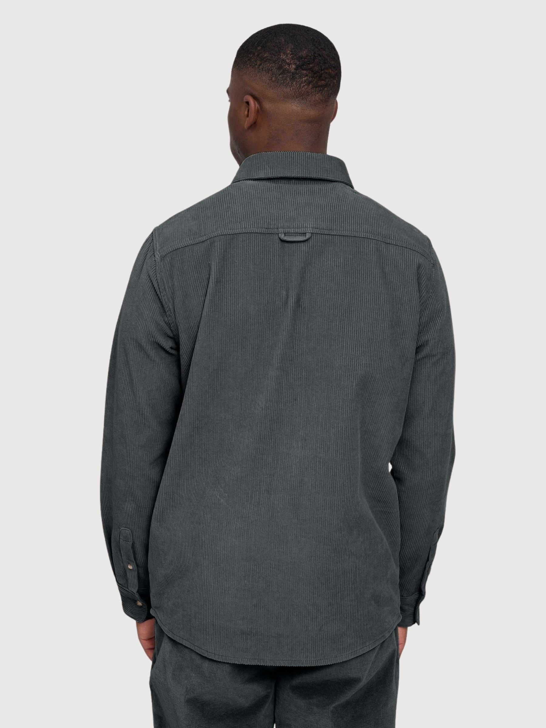 Shirt Pocket Corduroy Green Man Cotton | Mazine