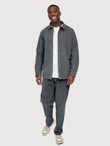 Shirt Pocket Corduroy Green Man Cotton | Mazine