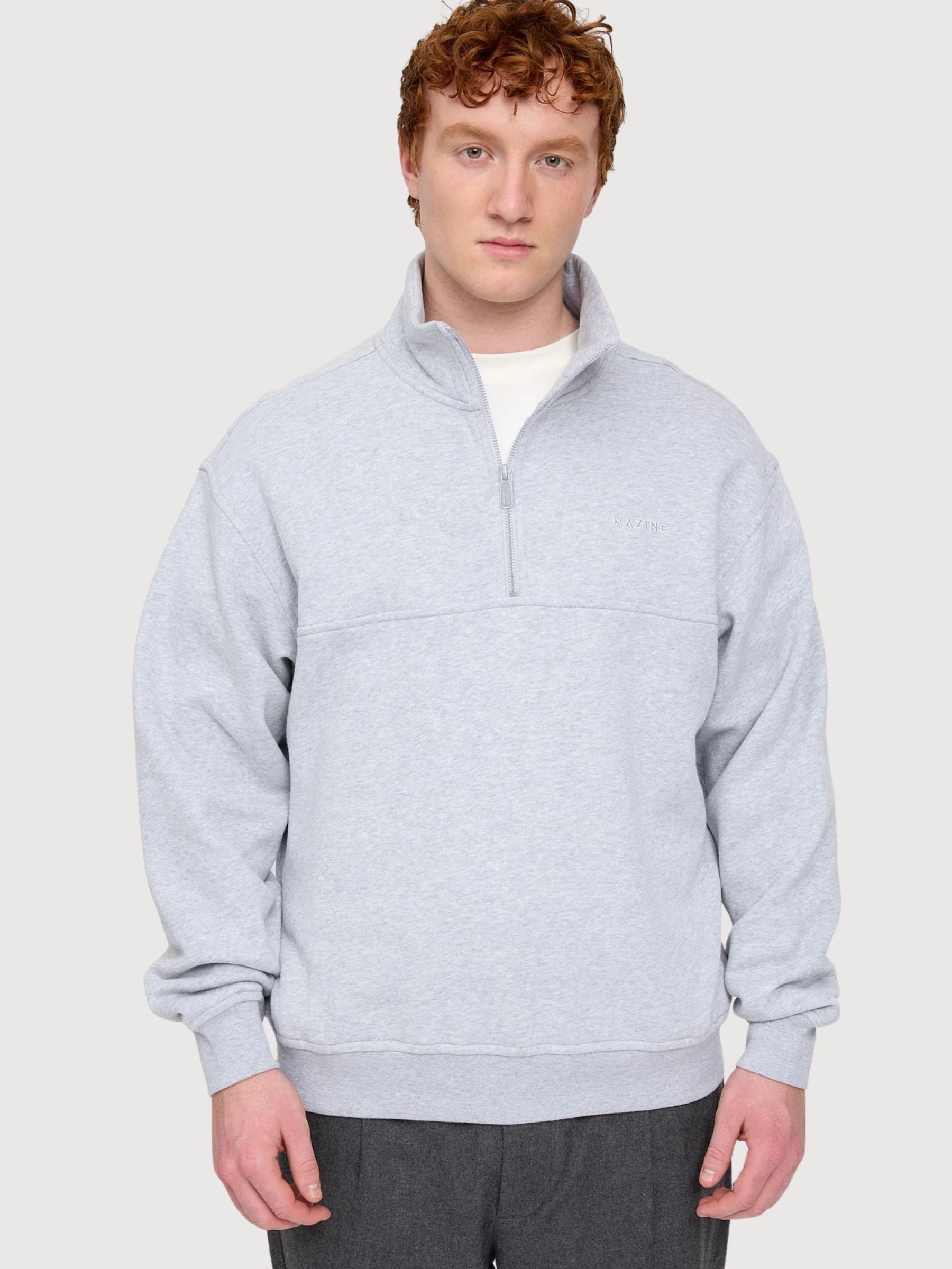 Sweater Troyer Grey Man Organic Cotton | Mazine