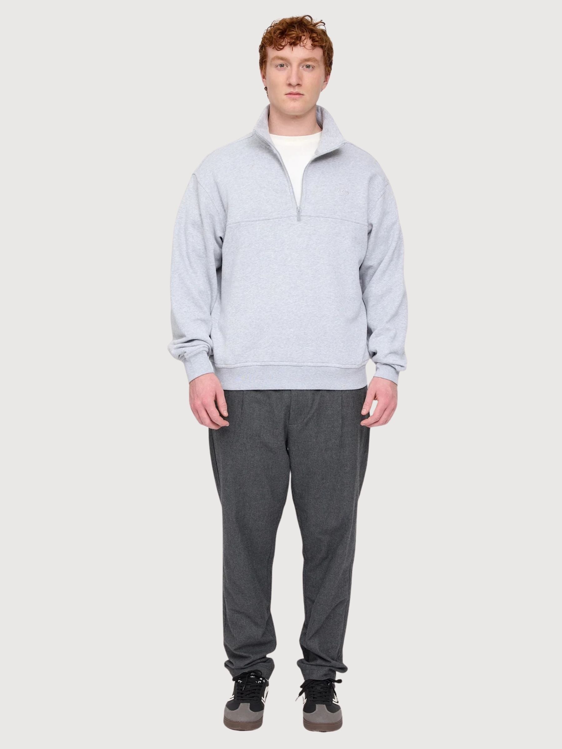 Sweater Troyer Grey Man Organic Cotton | Mazine