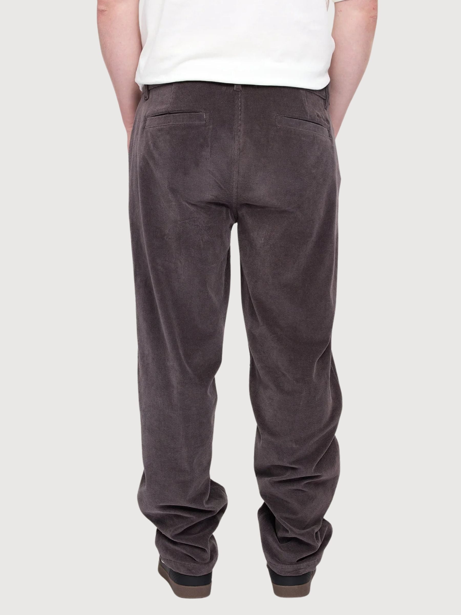 Pantaloni in velluto a coste viola scuro uomo cotone | Mazine