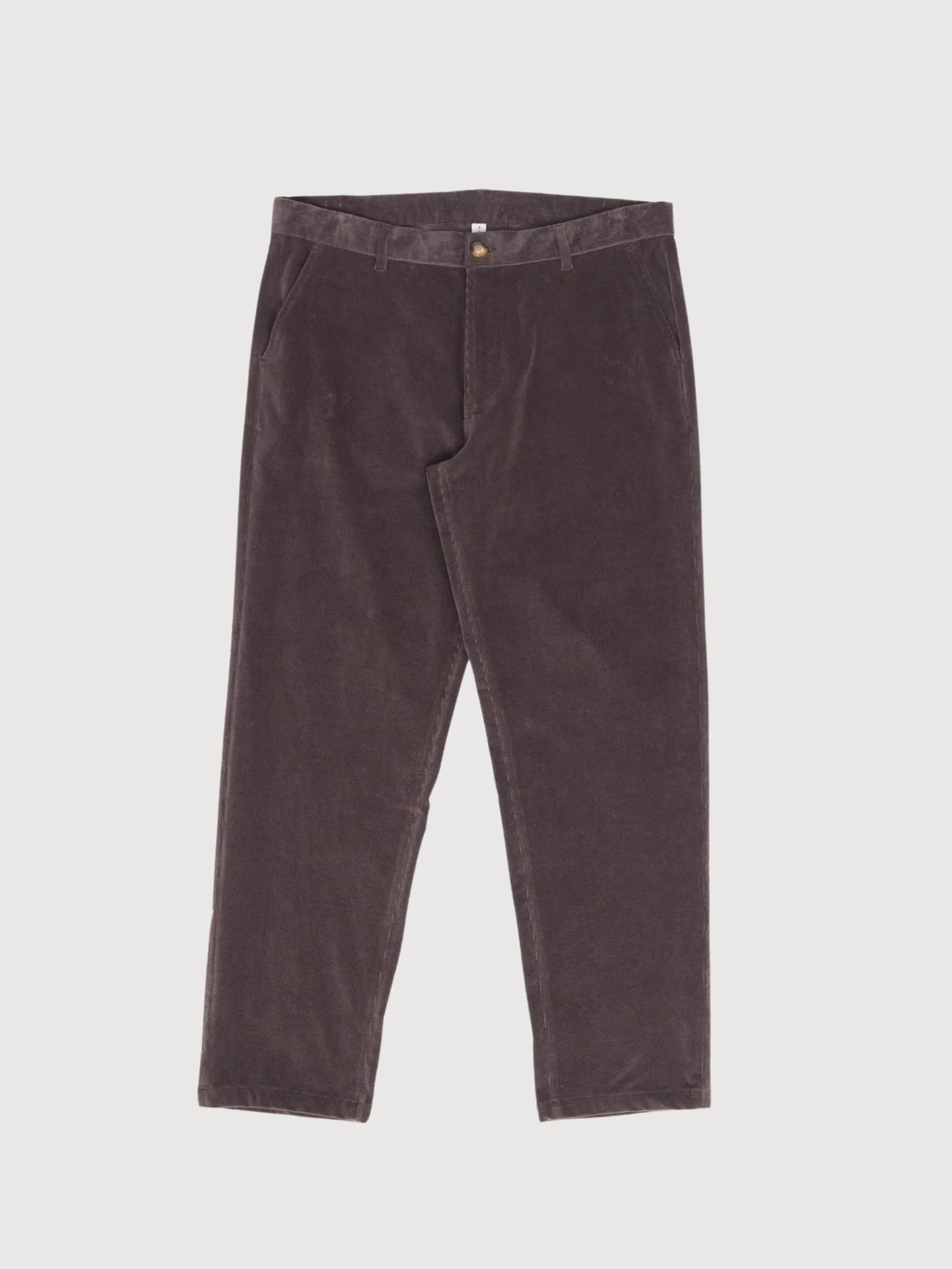 Pantaloni in velluto a coste viola scuro uomo cotone | Mazine