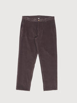 Trouser Corduroy Dark Purple Man Cotton | Mazine