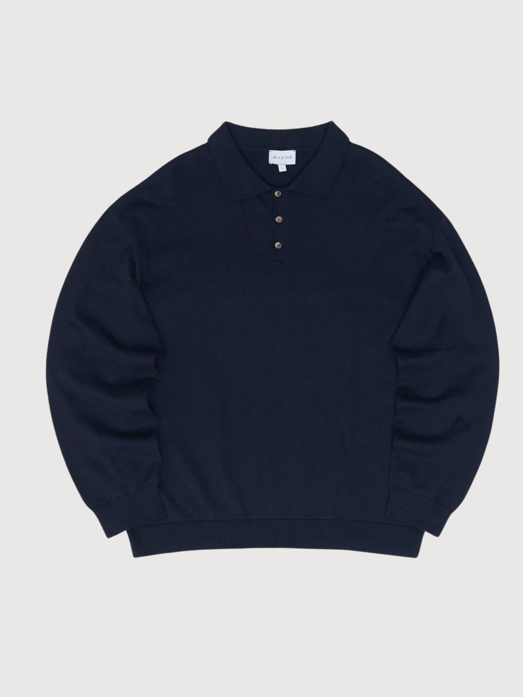 Polo Maglia Pullover Blu Scuro Uomo | Mazine
