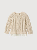 Strick-Pullover GOTS Natur | People Wear Organic