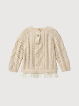 Strick-Pullover GOTS Natur | People Wear Organic