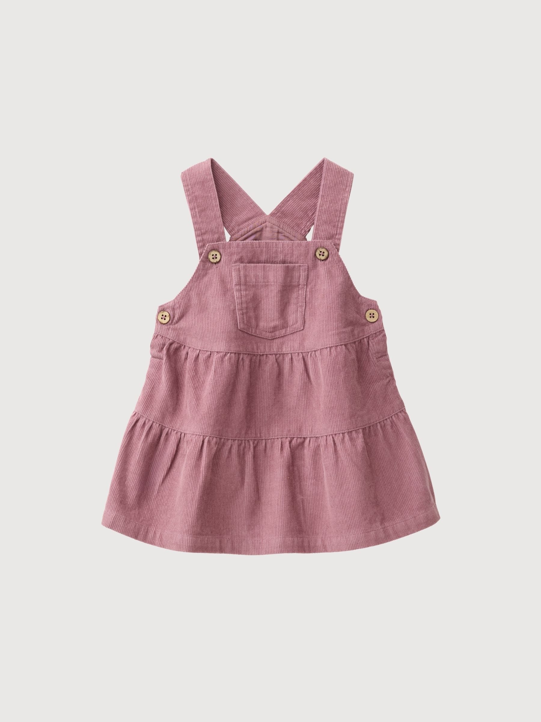 Kord-Kleid GOTS Dunkelmalve | People Wear Organic