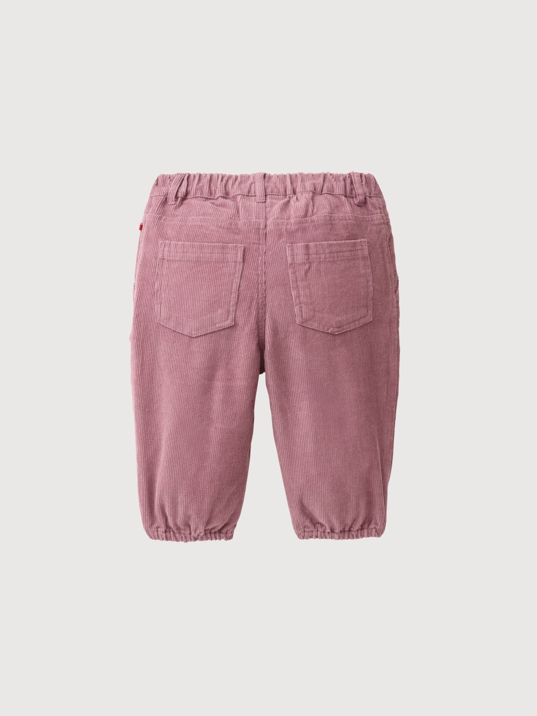 Corduroy pants GOTS dark mauve | People Wear Organic