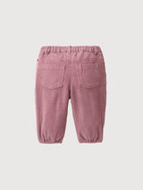 Corduroy pants GOTS dark mauve | People Wear Organic